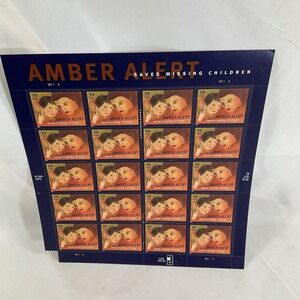 Scott #4031 Amber Alert Full Sheet of 20 Stamps - MNH